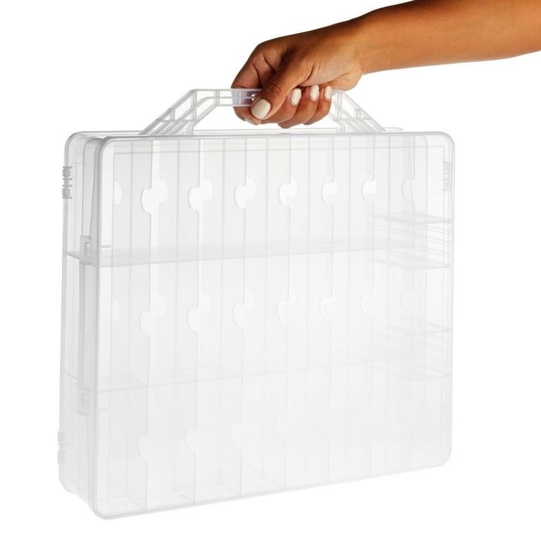 48 Lattice Nail Polish Holder Display Rack Container Case Organizer Storage  Box