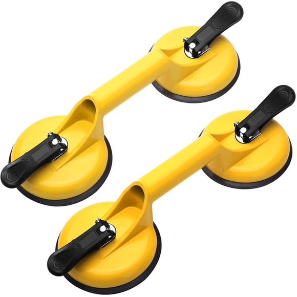 Soporte de vidrio para placas de vacío de aluminio FCHO para ventosas (paquete de 2)