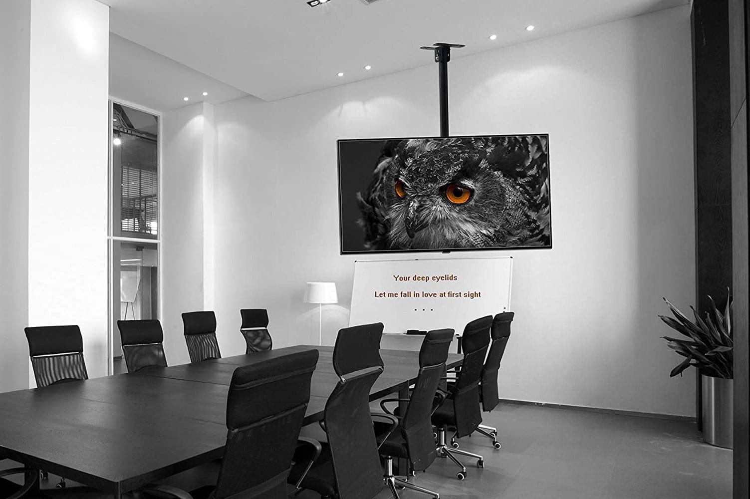 Bricool Ceiling Mount Full-Motion 360 Deg Rotation TV Mount