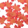 Fall Leaves Realistic Artificial 50PCS Fake Maple Leaves Home Wedding Decoration
