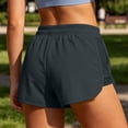 thumbnail image 6 of Hurxie Athletic Shorts for Women 3" - High Waisted Quick Dry for Running Workout Gym Track with Pocket Dark Gray,2XL, 6 of 7