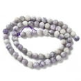 thumbnail image 3 of Natural Purple Turquoise Beads Strands Round 6mm Hole: 0.8mm about 65pcs/strand 15.35 inch(39cm), 3 of 5