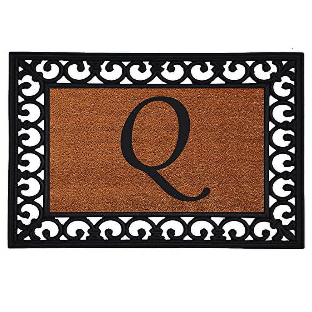 Calloway Mills Monogram Insert Outdoor Doormat 19" x 25" (LETTER Q)