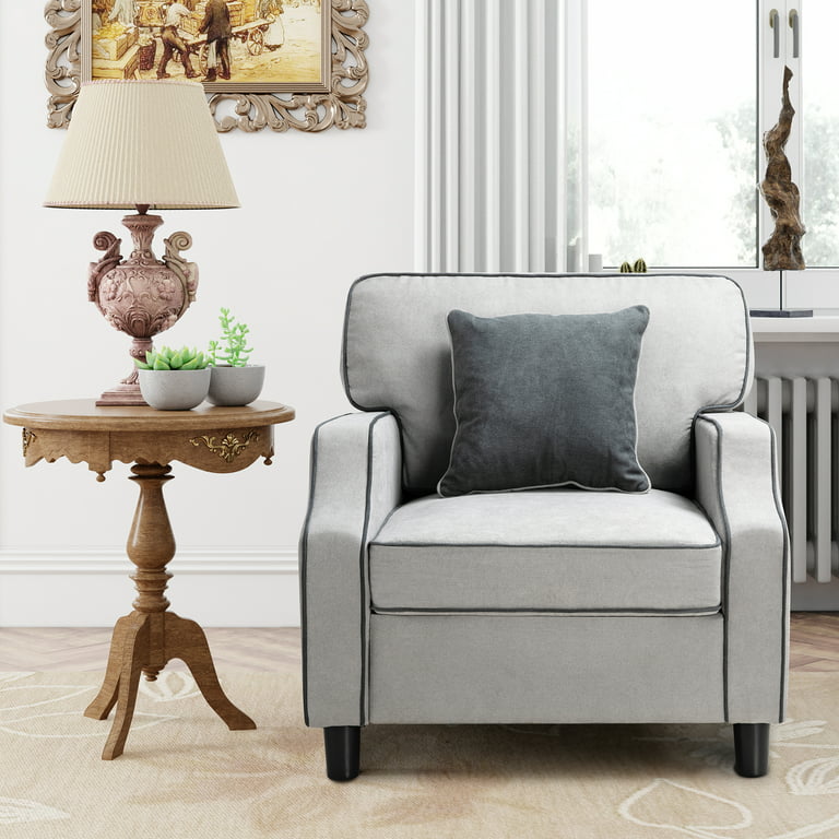 Modern Upholstered Arm Chair Sofa