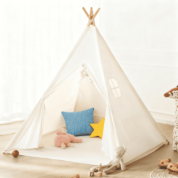PigPigPen Kids Teepee Tent for Girls & Boys, Foldable Play Tent for Toddlers, Indoor and Outdoor Playhouse (Mat Not Included)