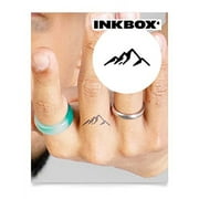 Inkbox Temporary Tattoos, Semi-Permanent Tattoo, One Premium Easy Long Lasting, Water-Resistant Temp Tattoo with For Now Ink - Lasts 1-2 Weeks, Damavand, 1 x 1 in