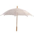 thumbnail image 2 of Outdoor Lace Umbrella Vintage Bride Umbrella Handmade Parasol Umbrella for Wedding Party Decoions(Beige), 2 of 6