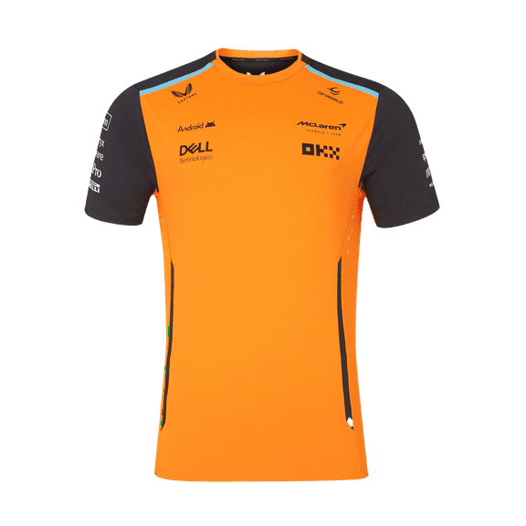 McLaren F1 2024 Men's Team T-Shirt - Papaya/Phantom