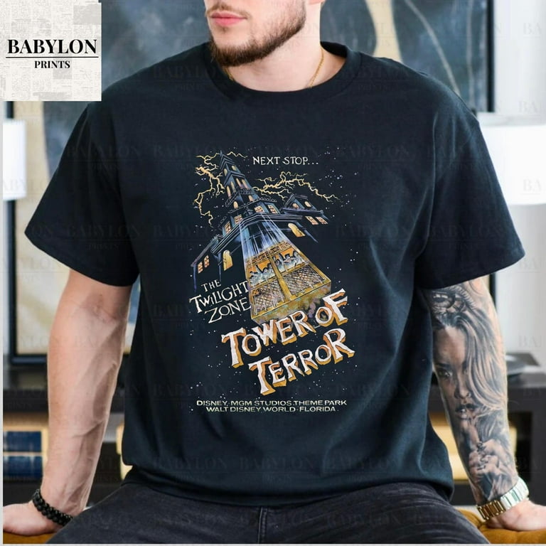 Vintage Tower Of Terror Comfort Colors T-Shirt, Disney Rides Shirt