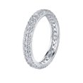 thumbnail image 5 of Joyería S925 Plata moda serie simple plata circón anillo lleno de diamantes anillo de plata, 5 of 5