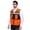 Orange, variant on Toptie Heavy Duty Industrial Safety Vest, Breathable High Visibility Vest with Multi Frontal Pockets-Orange-M