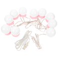 thumbnail image 4 of LEEYNEER Pink LED Vanity Mirror Light with 3 Modes USB Charging for Bedroom Decoration and Beauty Use PC, 4 of 8
