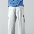 thumbnail image 5 of Coerni Boys Parachute Cargo Pants Lightweight Quick Dry Wide Leg Pants Casual Trousers Teen Spring Fall Outdoor Wear Baggy Hiking Pants, 5 of 6
