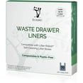 thumbnail image 1 of Kartokner Liners, Compatible with Litter-Robot Waste Drawer, Compostable, Plastic-free Trash Bags with Handles for Automatic Self-Cleaning Litter Boxes - 50 Count, 1 of 3