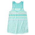 thumbnail image 2 of Aeropostale - Camiseta sin mangas para mujer con rayas múltiples, azul, grande Aeropostale Camiseta sin mangas, 2 of 2