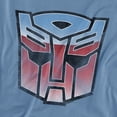 thumbnail image 2 of Transformers Vintage Autobot Logo Unisex Adult T Shirt, Carolina Blue, Medium, 2 of 6