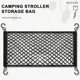 thumbnail image 2 of Universal Wagon Cart Cargo Net With Hooks - Elastic Black Mesh Storage Bag For Camping Organizing - Large Capacity Accessories, 2 of 5