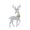 B, variant on Plant Markers 39*64Cm Christmas Reindeer Outdoor Lighting Fixtures Led Flashing Reindeer Families Large Luminous Reindeer Home Garden and Reindeer Decorations with Ground Nails Valentines Day Gift Or