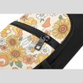 thumbnail image 5 of Disketp Sling Backpack,Multipurpose Crossbody Shoulder Bag Travel Hiking Daypack-Groovy Hippie Flower Mushrooms, 5 of 6