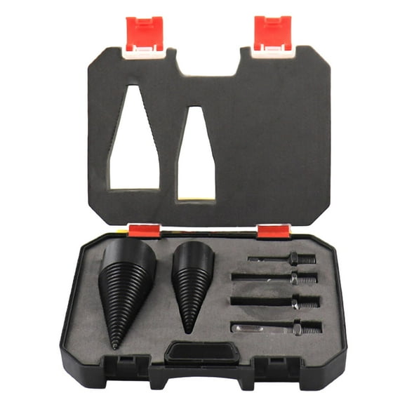 Juego de Brocas Divisoras de Troncos de Madera, 6 Uds., Portátil, Multiusos, Desmontable, para Acampar Al Aire Libre, Granja, Resistente