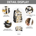 thumbnail image 4 of JIALIOU 14" Laptop Backpack Waterproof Airline Approved Stylish Casual Daypack for Travel Business College Work, Cute Dinosaurs and Leaf, 4 of 8