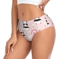 thumbnail image 2 of Balery Cute Cartoon Panda Ropa Interior de Algodón para Mujer con Dibujo – Braguitas Cómodas y Elásticas, Estilo Clásico-Large, 2 of 6