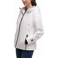 thumbnail image 2 of Tommy Hilfiger Women's Heavyweight Softshell Hooded Jacket (White, X-Large), 2 of 6