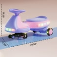 thumbnail image 4 of Homeeasy Kids Electric Ride On Car 12V Electric Wiggle Car , Led Lights , Music,Anti-Rollover For Boys And Girls Ages 3+ Indoor/Outdoor, 4 of 10
