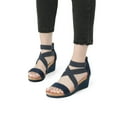 thumbnail image 4 of DREAM PAIRS Sandalias de Cuña para Mujer, 4 of 5