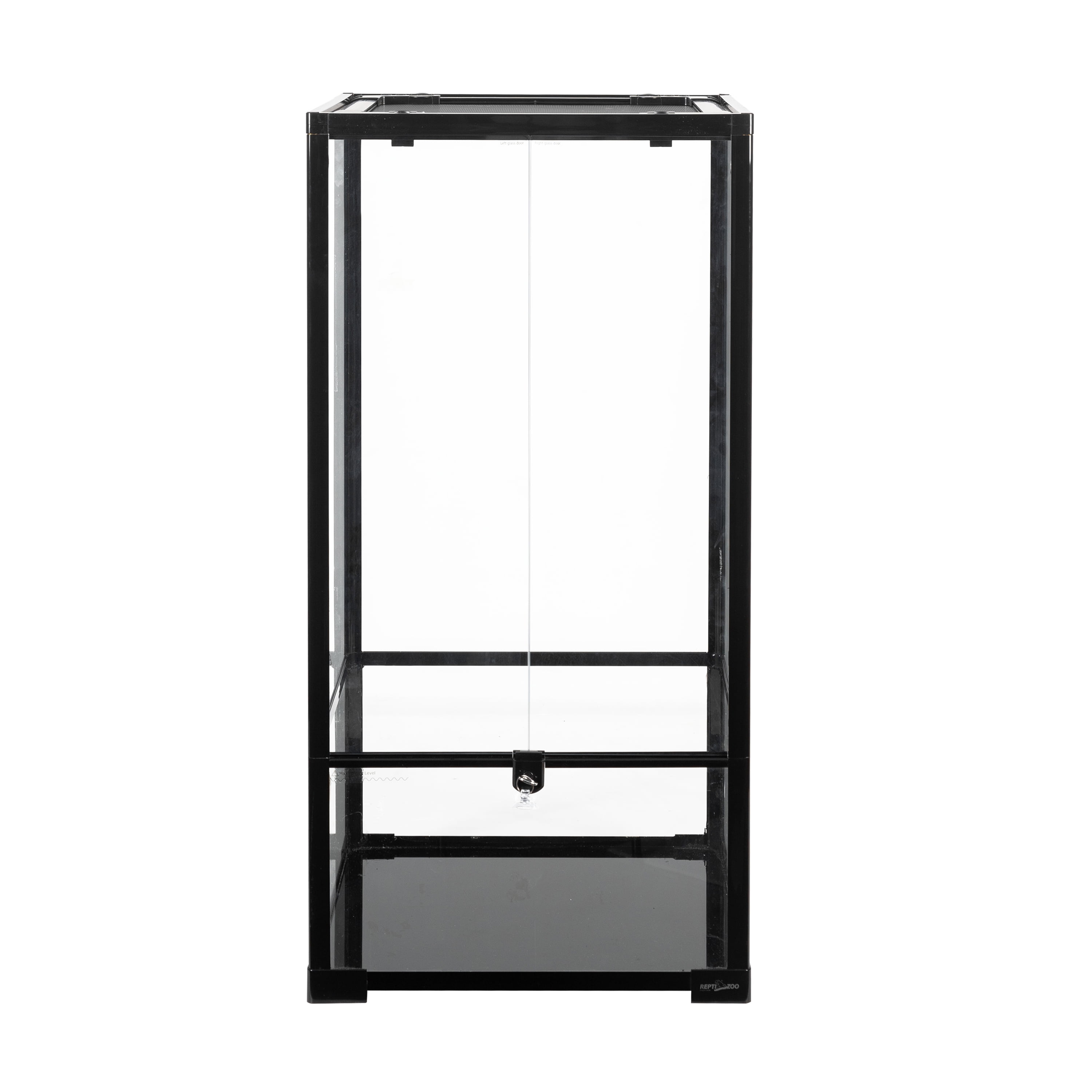 REPTI-ZOO Reptile Knock Down Glass Terrarium with Double Hinge Door 18" x 18" x 36" (50 Gallon)