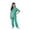 SURGICAL GREEN, variant on - Kids Scrubs Super Soft Children Scrub Set Kids Doctor Dress up