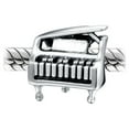thumbnail image 3 of Bling Jewelry Womens Grand Piano Charm Bead for Musicians in Oxidized Sterling Silver Fits Bracelets, 3 of 4