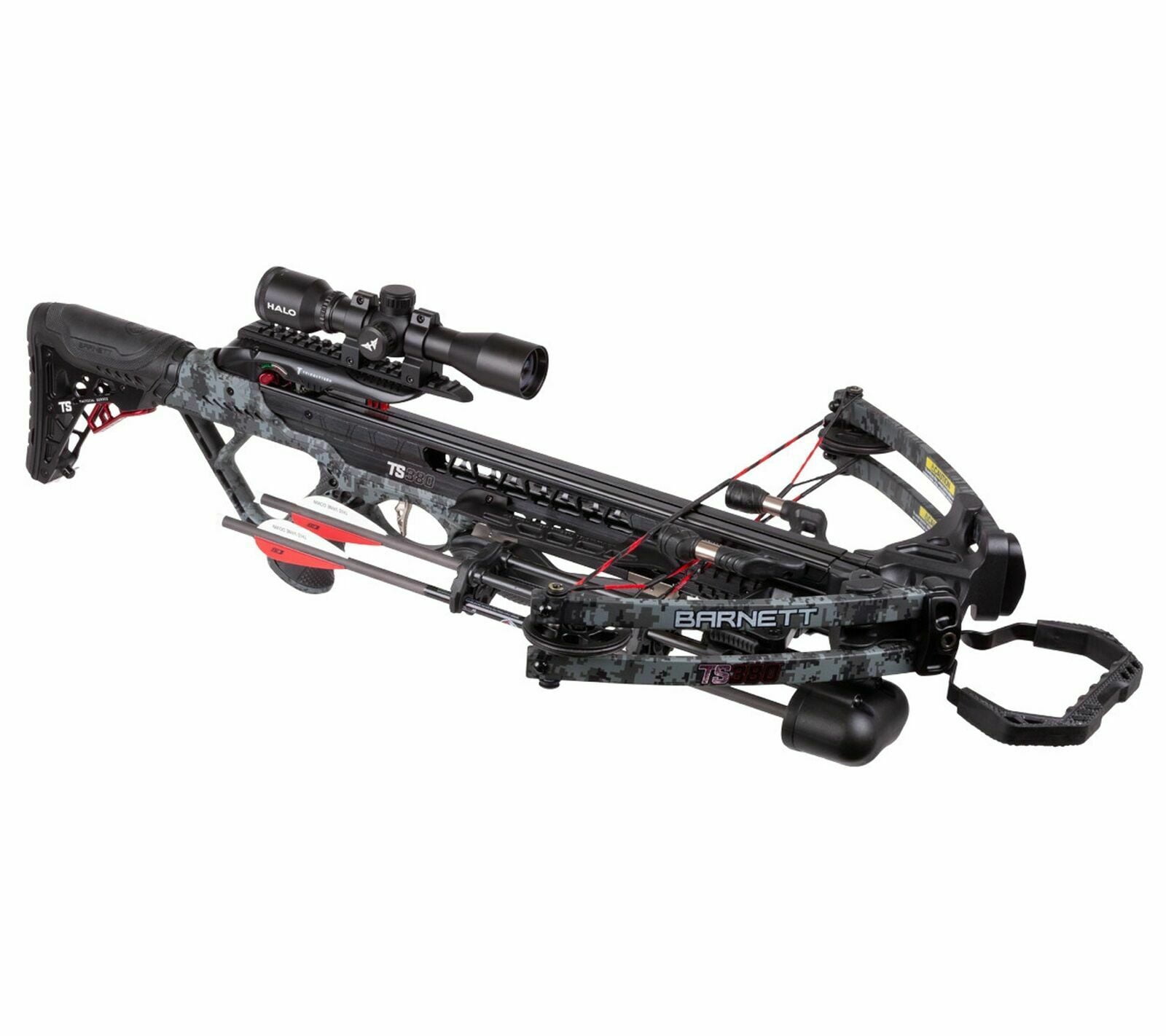 Barnett TS380 Crossbow Package w/ Scope & Integrated Cocking Crank - BAR78054