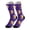 Dark Purple, variant on Socks for Men DIY Animal Personalized Socks for Adults with Prints and Bone Designs Comfortable Stretchable Stockings Funny Socks Casual Daily Wear