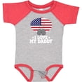 thumbnail image 3 of Inktastic I Love My Daddy Military Son Daughter Boys or Girls Baby Bodysuit, 3 of 5