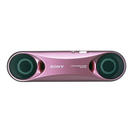 Sony SRS-T33PINK - Speakers - for portable use - 0.36 Watt (total) - pink - for Network Walkman NW-S705; Walkman NW-S202, S203, S205, S603, S605, NWZ-A826, A828, A829