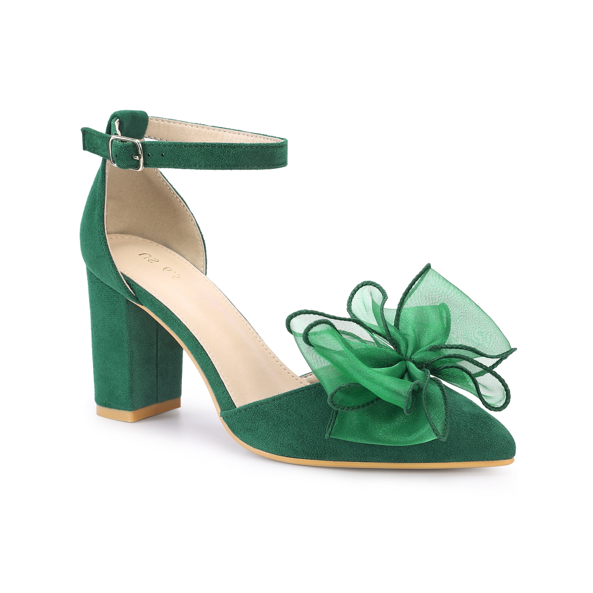 Block heel pumps pointed toe online