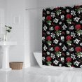 thumbnail image 2 of Pioneer Flower Floral Print Pattern Shower Curtain 72”x72", Bathroom Decorative Shower Curtain Set with 12 Hooks, Waterproof Washable, 2 of 6