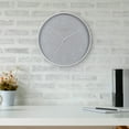 thumbnail image 6 of La Crosse Clock Co. 12-inch Everly Gray Silent Quartz Analog Clock, 404-3831-Int, 6 of 6