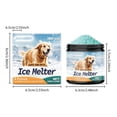 thumbnail image 3 of Ice Melt,Pet Safe Ice Melt,Pet Friendly Ice Melt,Rock Salt For Snow,Pet Safe Ice Melt Safe for Concrete -Snow Salt Ice Melt Pet Friendly,Green Salt for Snow(2pcs 100g/3.53oz)from ANMUYUM, 3 of 9