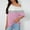 B_ Pink, variant on Olyvenn Plus Size Women's Color Block Short Sleeve T Shirts Cold Shoulder Casual Crew Neck Tops Basic Summer Loose Fit Tees Gray L