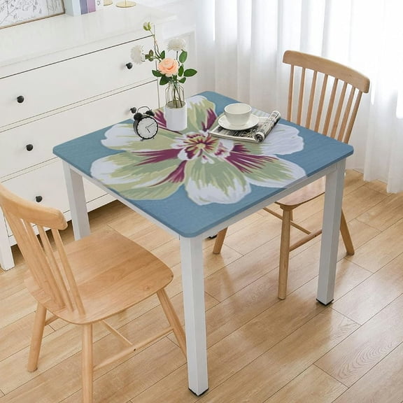 HAOXIT Waterproof Square Tablecloth, Table Cloth Cover Oil Proof Spill Proof Wipeable Table Cloths for Indoor and Outdoor Use 36*36