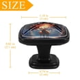 thumbnail image 4 of 4 Pcs Cabinet Handle Drawer Pulls Christmas Elk Knobs with Screws Square Furniture Office Cabinet Knob Decoration, 4 of 7