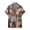 Brown, variant on Njoeus Men's Athletic Shirts & Tees Mens Graphic T Shirts Men's Big & Tall Ethnic Beach Shirt Vintage Print Hawaiian T-Shirt Short Sleeve Button Up Tees Casual Party Summer Tops S-5Xl Summer Tops for
