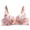 Pink, variant on YUGYXL Flower Printed Bra for Women Daily Gather Seamless Bra Full Coverage Underwear Bras Comfy Breathable Adjustable Bra Purple 36