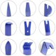 thumbnail image 5 of 12 unidades, kits de herramientas de instalación de radio para coche, kit de extracción de tapicería de palanca de cambio, kit azul Feliz Sencillez, 5 of 5