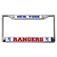 thumbnail image 1 of New York Rangers License Plate Frame Chrome, 1 of 1