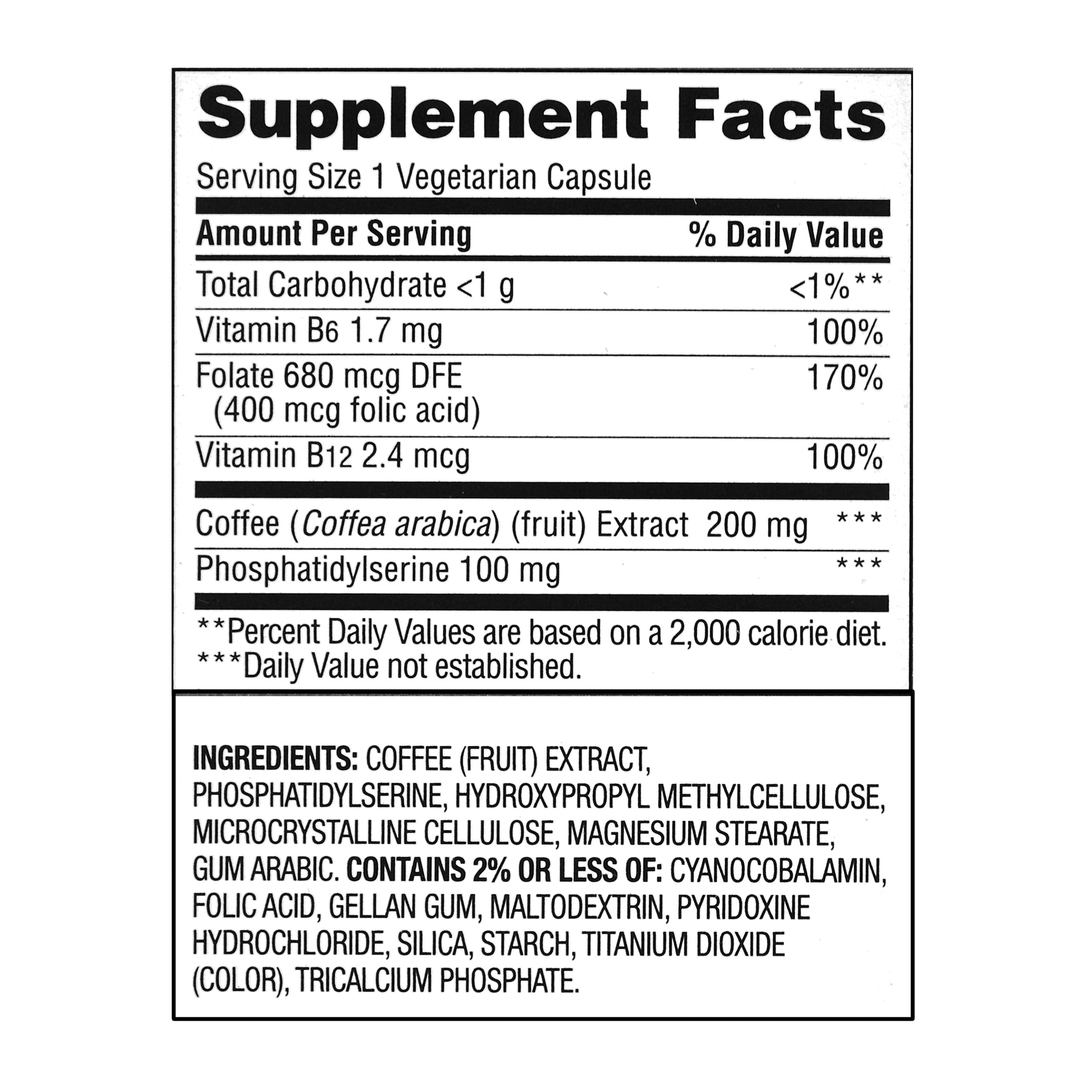 (4 pack) Equate Brain Health Advanced 6 Function Formula Dietary Supplement Capsules, 30 Count, Compare to Neuriva® Plus Capsules