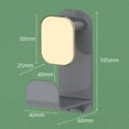 thumbnail image 2 of Stick On Wall Wash Basin Holder Wall-Mounted Adhesive Storage Hook for Bathroom Kitchen, 2 of 2