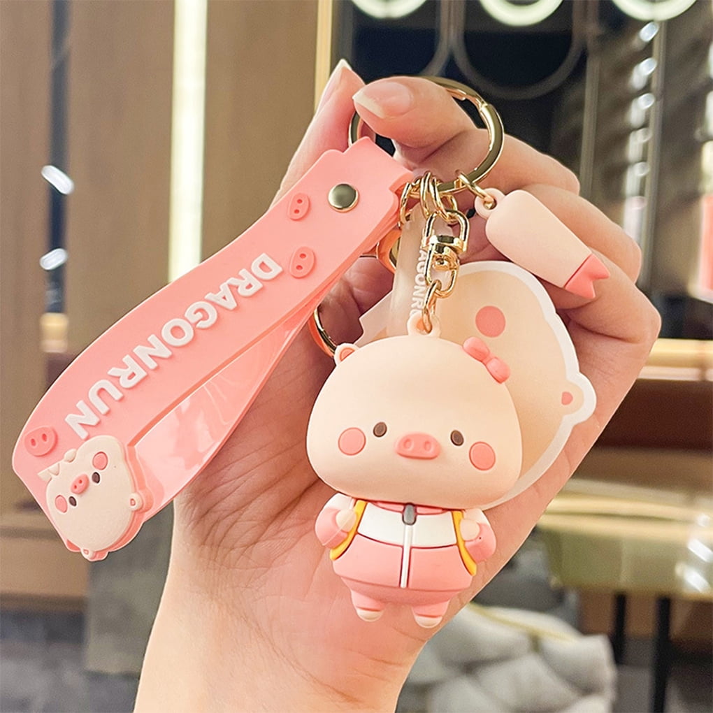 Silicone keychain ring deals